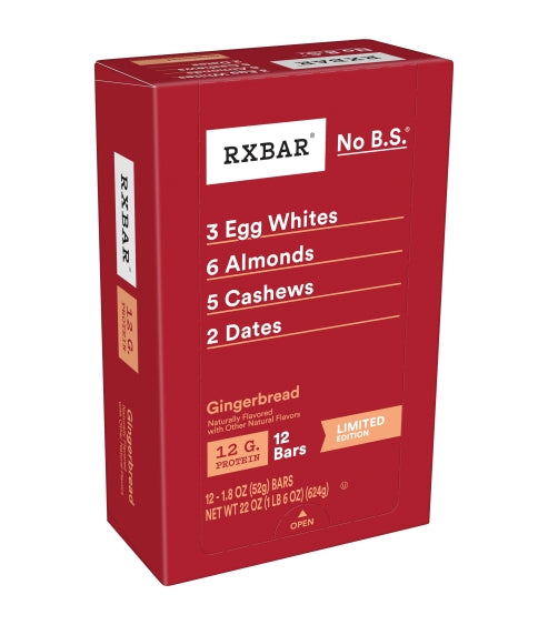 RXBAR Gingerbread - Box of 12