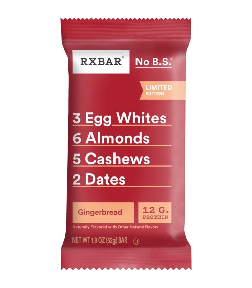RXBAR Gingerbread - Box of 12
