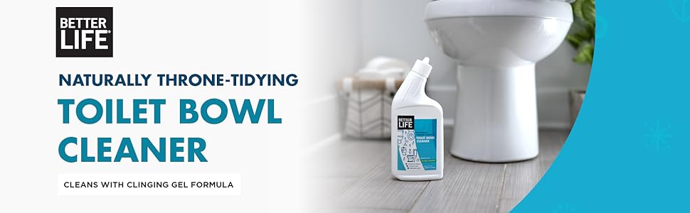 Better Life Natural Toilet Bowl Cleaner, Tea Tree & Peppermint Scent, 24 Fl Oz