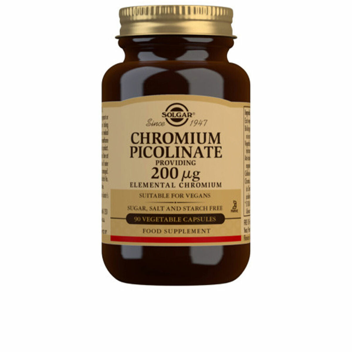 Pikolinian chromu Solgar 90 Sztuk-0