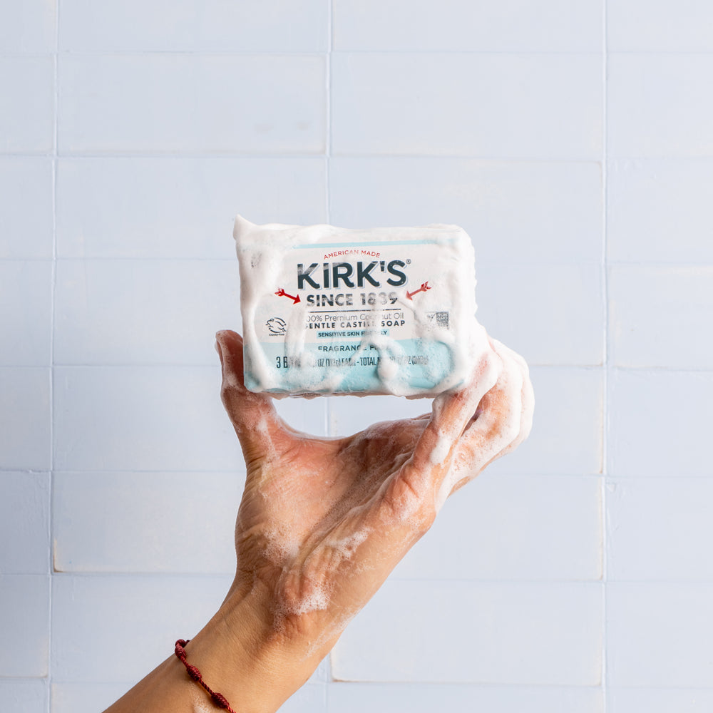 Fragrance Free Traditional Castile Bar Soap 3 Pack