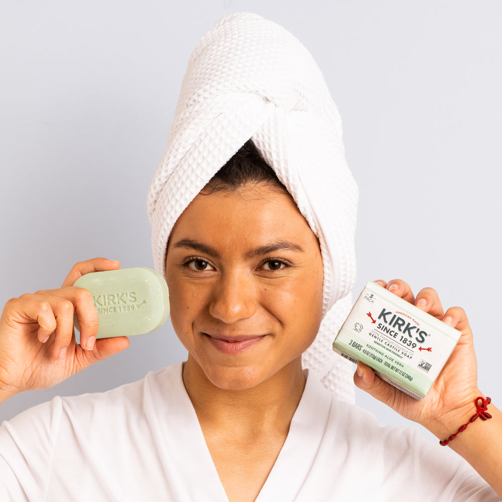 Kirk's Soothing Aloe Vera Traditional Castile Bar Soap