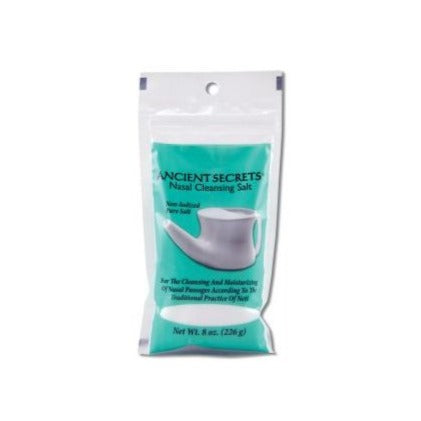 Ancient Secrets Nasal Cleansing Pot Salt 8oz Bag
