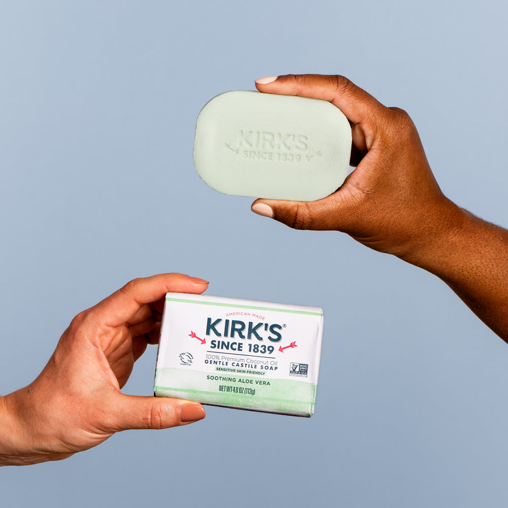 Kirk's Soothing Aloe Vera Traditional Castile Bar Soap