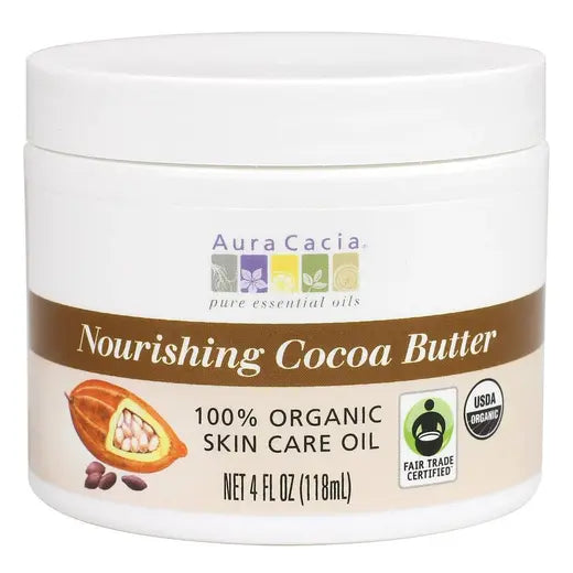 Organic Fair Trade Certified Cocoa Butter 4 fl. oz.