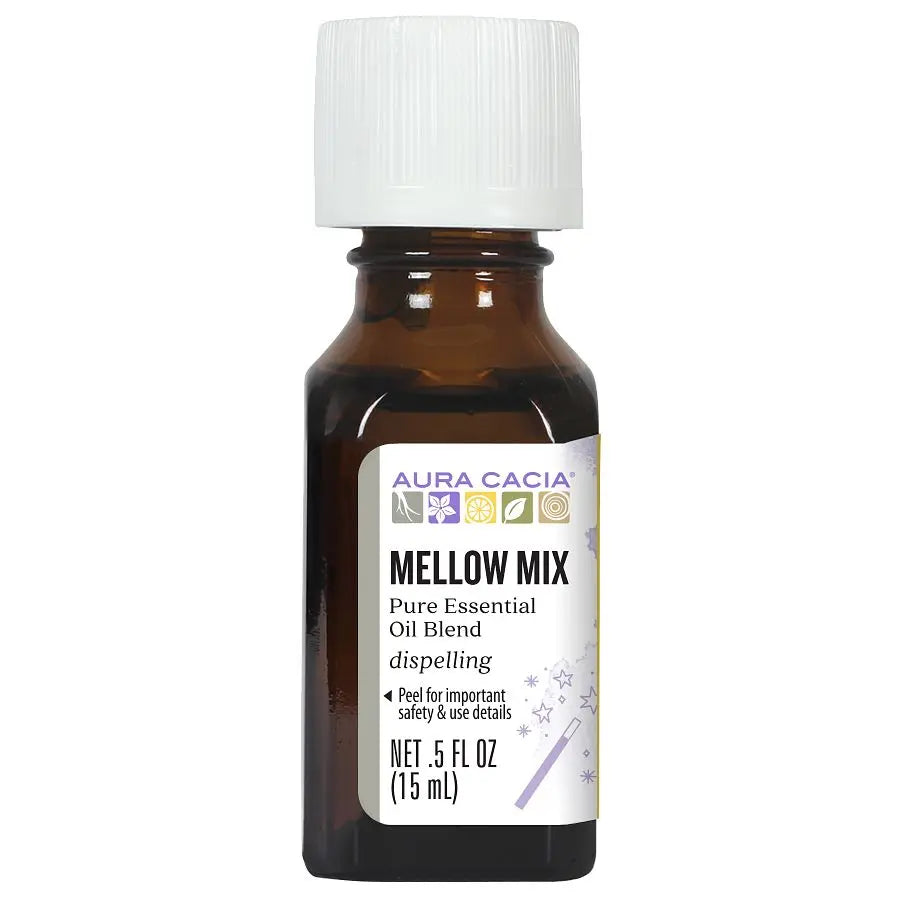Aura Cacia Mellow Mix Essential Oil 0.5 fl. oz.