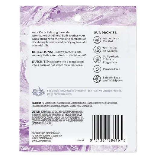 Lavender Mineral Bath 2.5 oz.