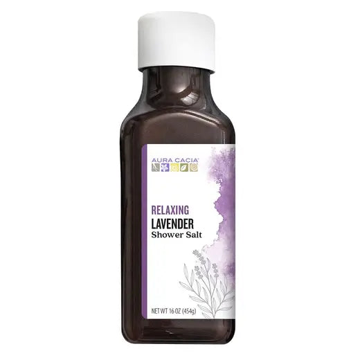 Relaxing Lavender Shower Salt 16 oz.