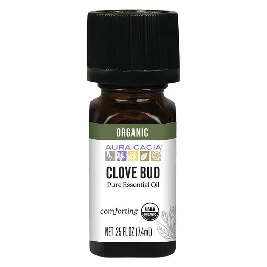 Organic Clove Bud Essential Oil 0.25 fl. oz.
