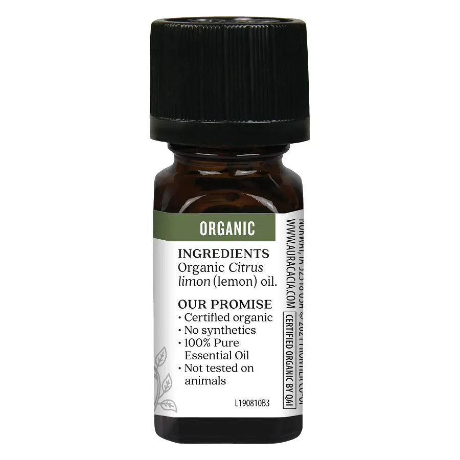 Organic Lemon Essential Oil 0.25 fl. oz.