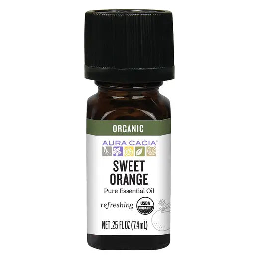 Organic Sweet Orange Essential Oil 0.25 fl. oz.