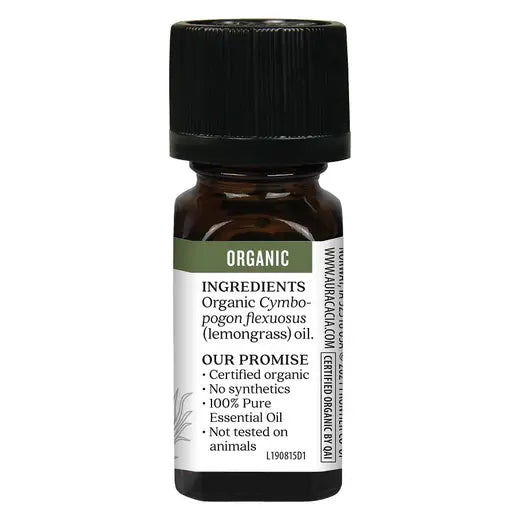Organic Lemongrass Essential Oil 0.25 fl. oz.