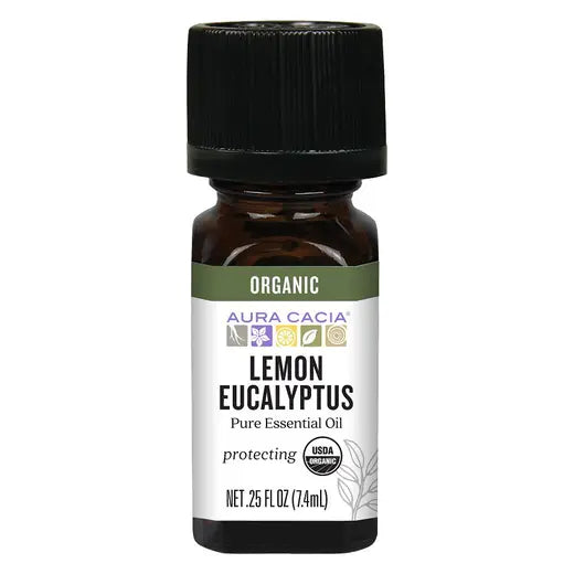 Organic Lemon Eucalyptus Essential Oil 0.25 fl. oz.