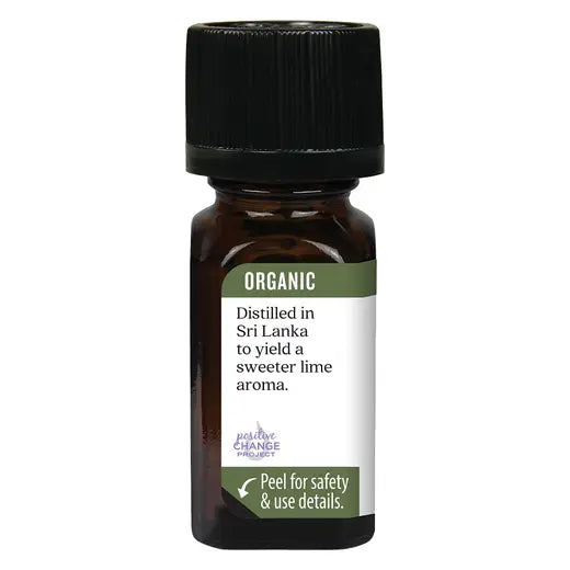 Organic Distilled Lime Essential Oil 0.25 fl. oz.