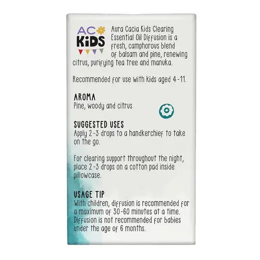 Aura Cacia Kids Clearing Essential Oil Blend 0.25 oz boxed