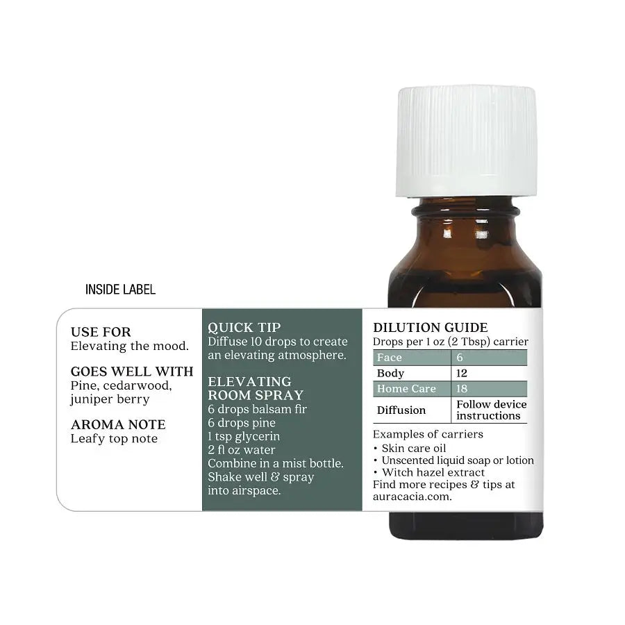 Balsam Fir Needle Essential Oil 0.5 fl. oz.