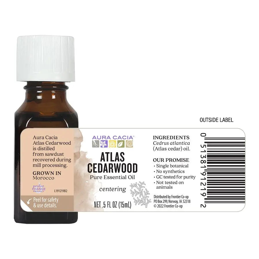 Atlas Cedarwood Essential Oil 0.5 fl. oz.