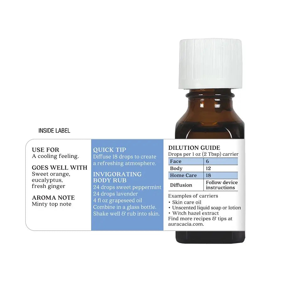 Sweet Peppermint Essential Oil 0.5 fl. oz.