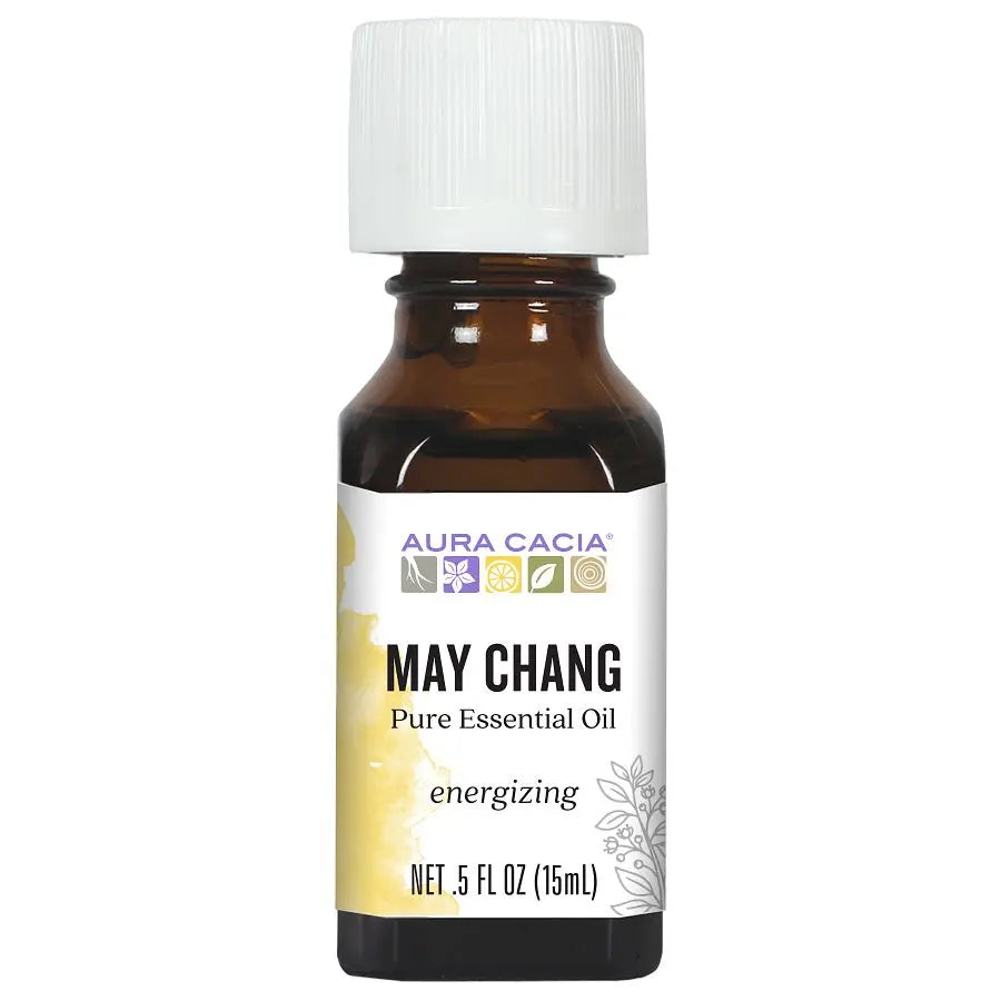 Aura Cacia May Chang Essential Oil 0.5 fl.oz.