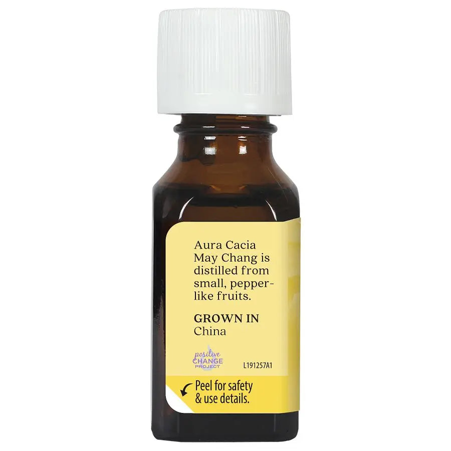Aura Cacia May Chang Essential Oil 0.5 fl.oz.