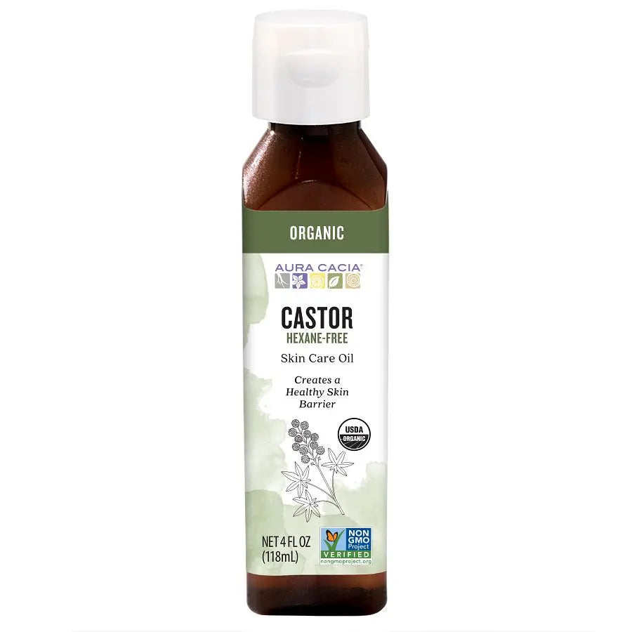 Organic Castor Oil 4 fl. oz.