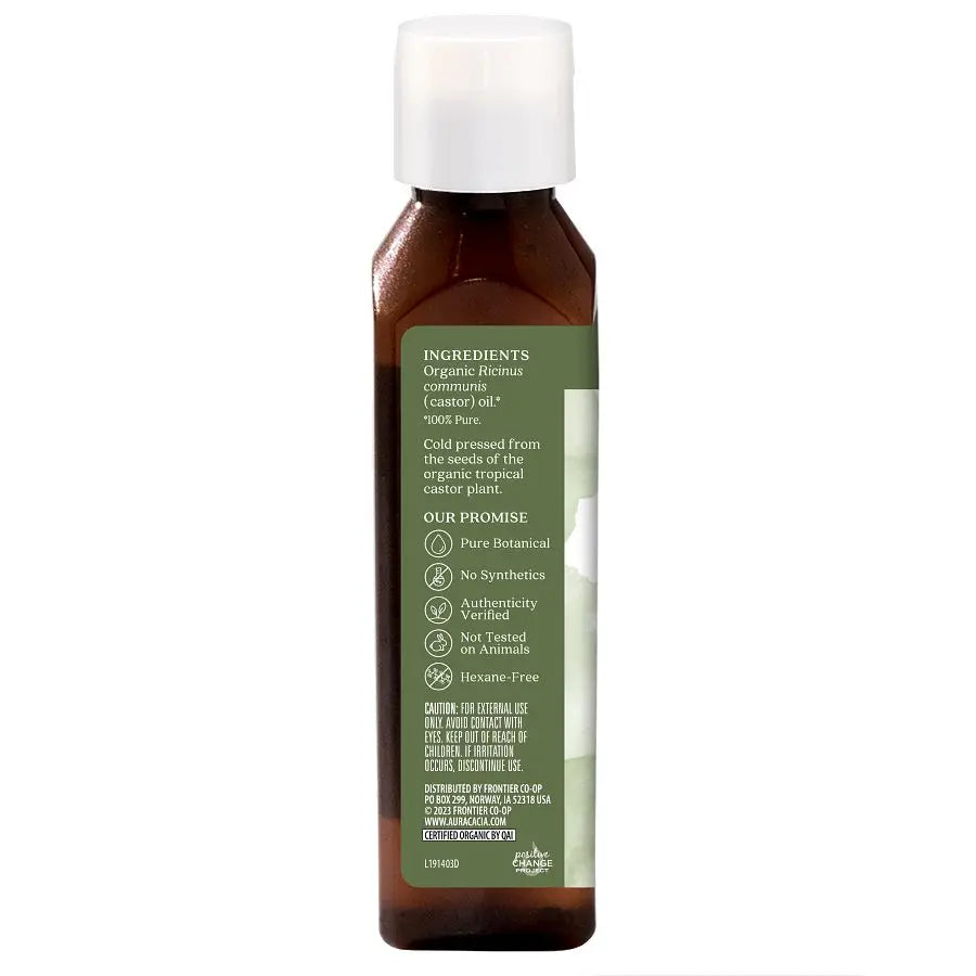 Organic Castor Oil 4 fl. oz.