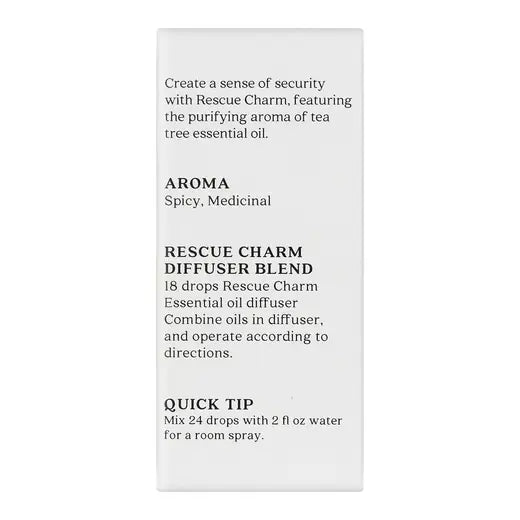 Aura Cacia Rescue Charm Essential Oil Blend, Boxed