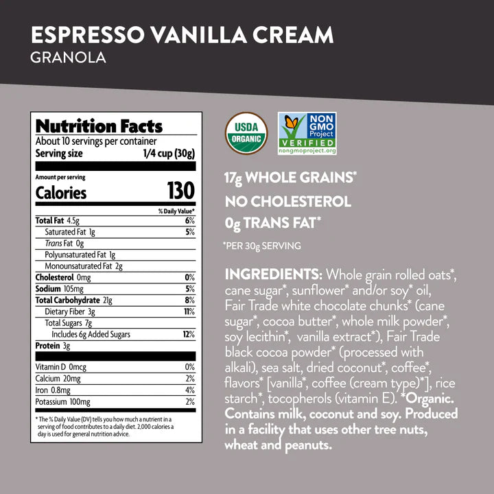 Nature's Path Espresso Vanilla Cream Granola ( 6 X 11.5 OZ )