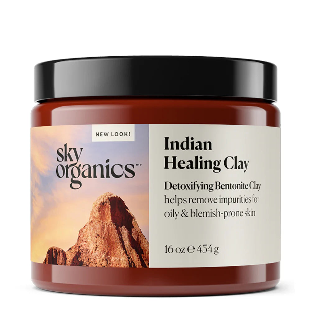Sky Organics Indian Healing Clay 16 oz