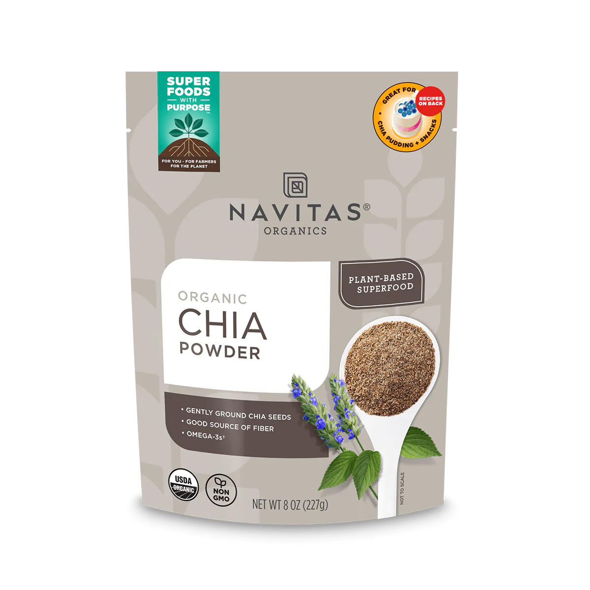 Navitas Organics Chia Powder, 8 oz