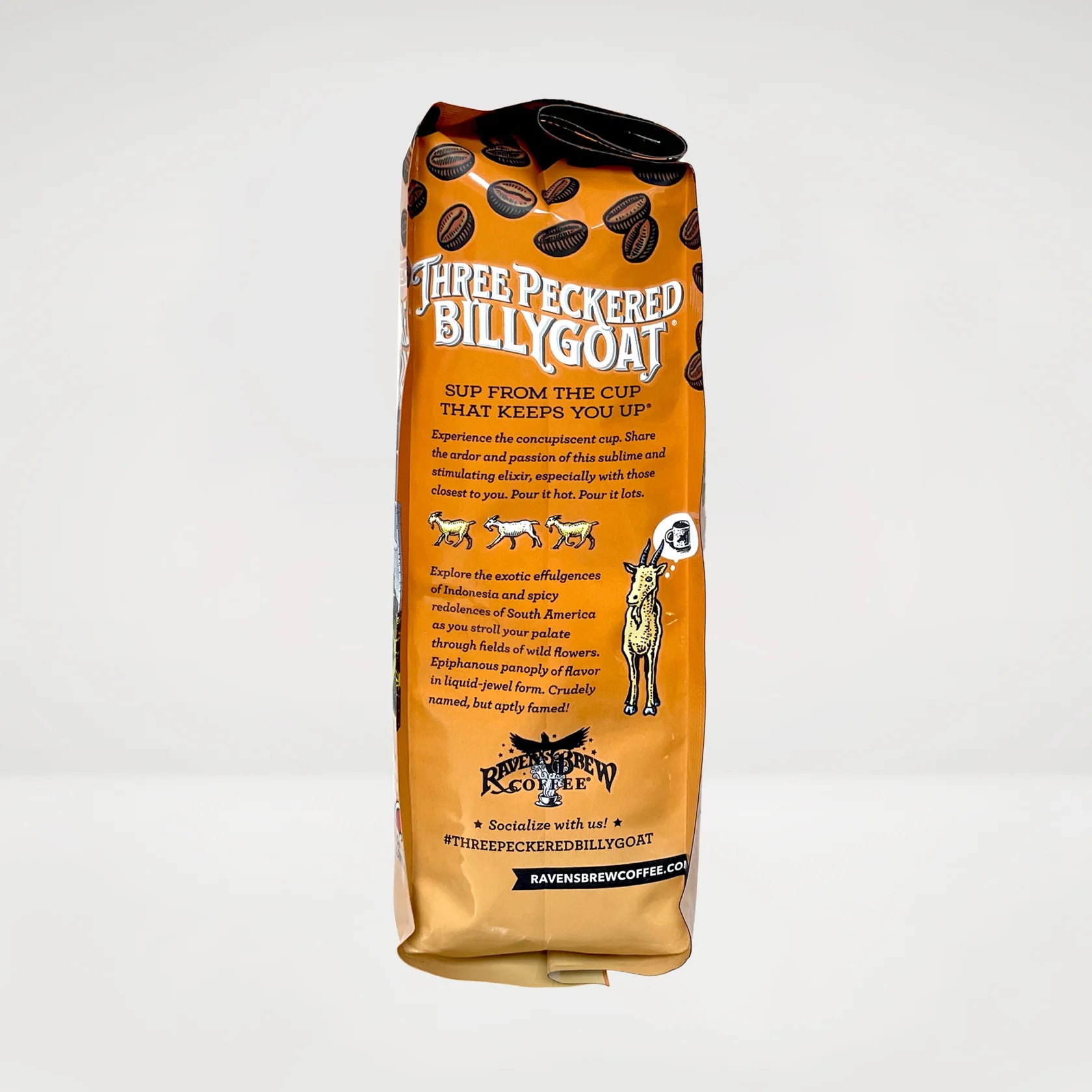 Raven's Brew Three Peckered Billy Goat® Coffee