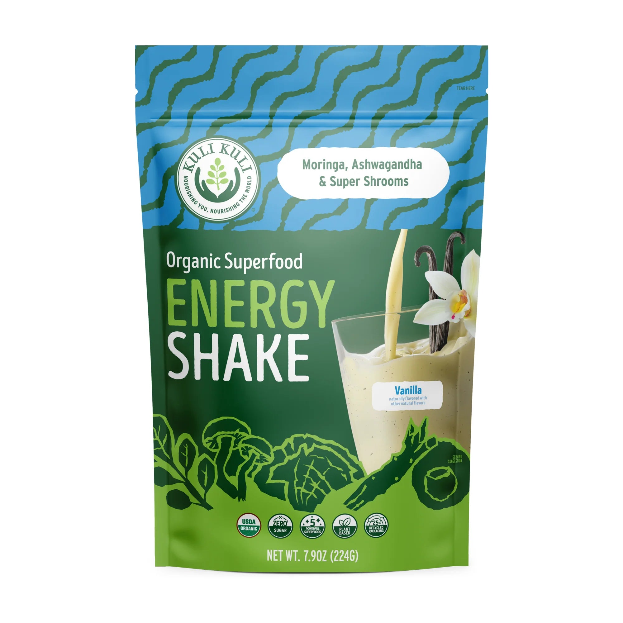 Kuli Kuli Organic Superfood Energy Shake Vanilla