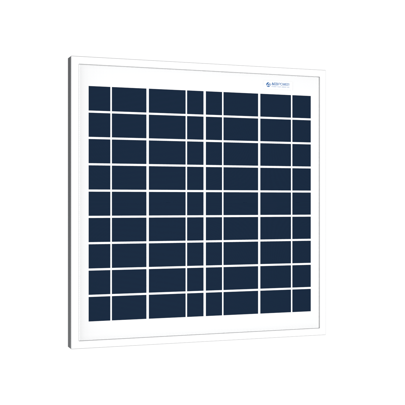 ACOPower 15W Poly Solar Panel for 12 Volt Battery Charging-12