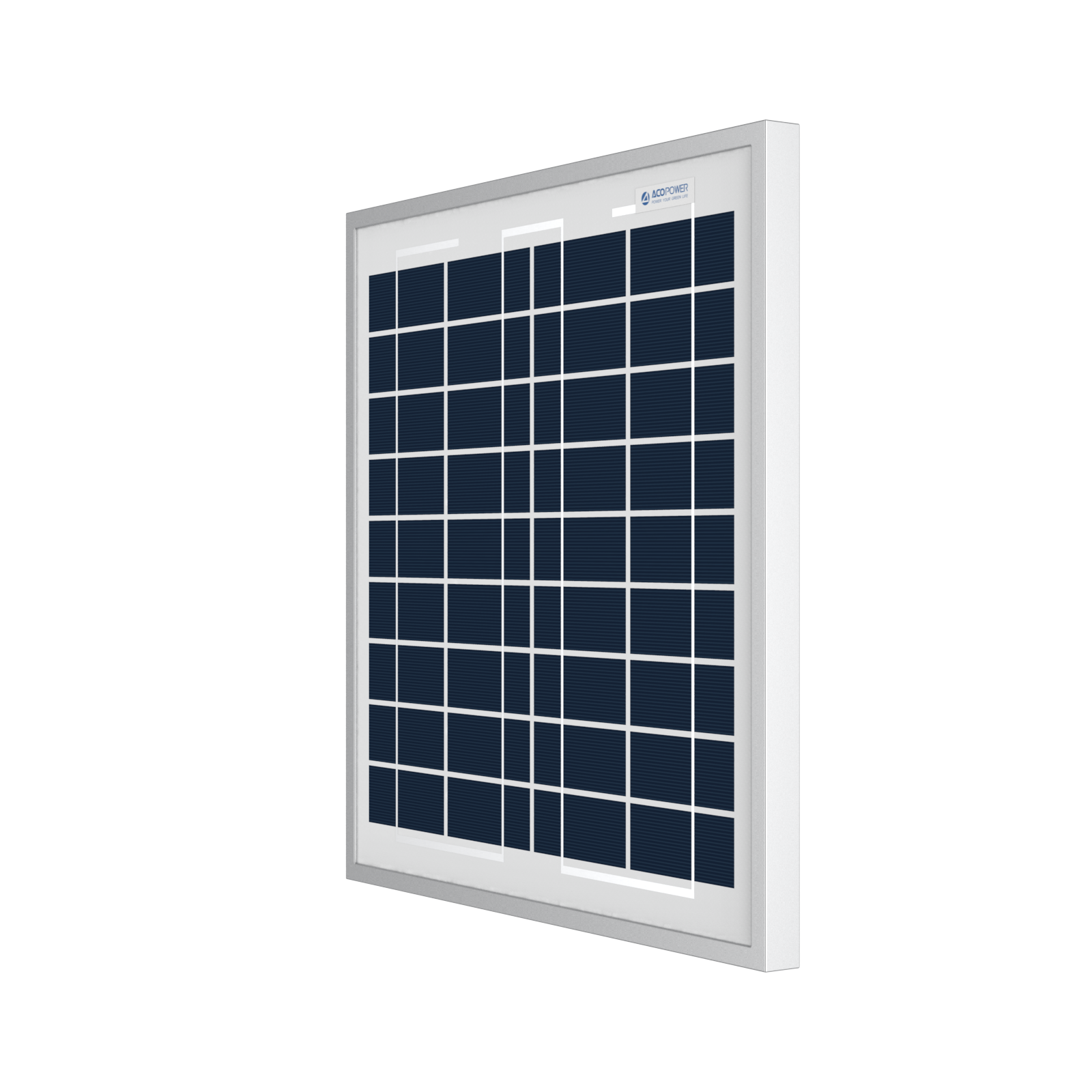 ACOPower 15W Poly Solar Panel for 12 Volt Battery Charging-69