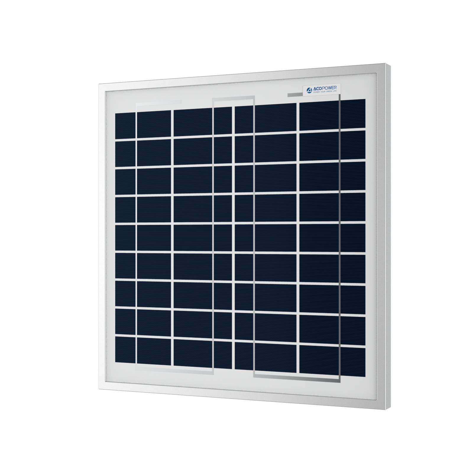 ACOPower 15W Poly Solar Panel for 12 Volt Battery Charging-75