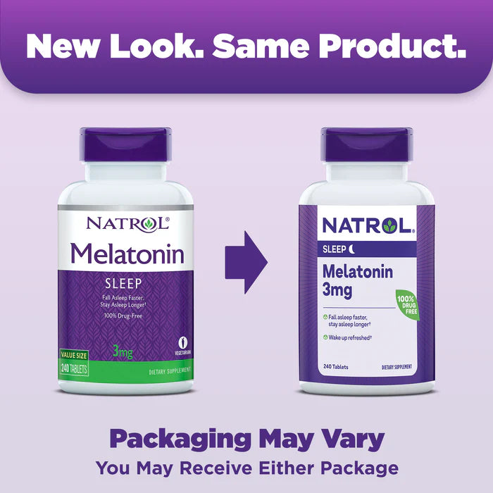 Natrol Melatonin Sleep Support Tablets - 3mg, 120