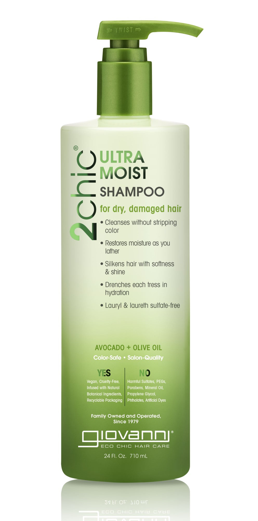 Giovanni® 2chic® Ultra-Moist Shampoo, 24 oz