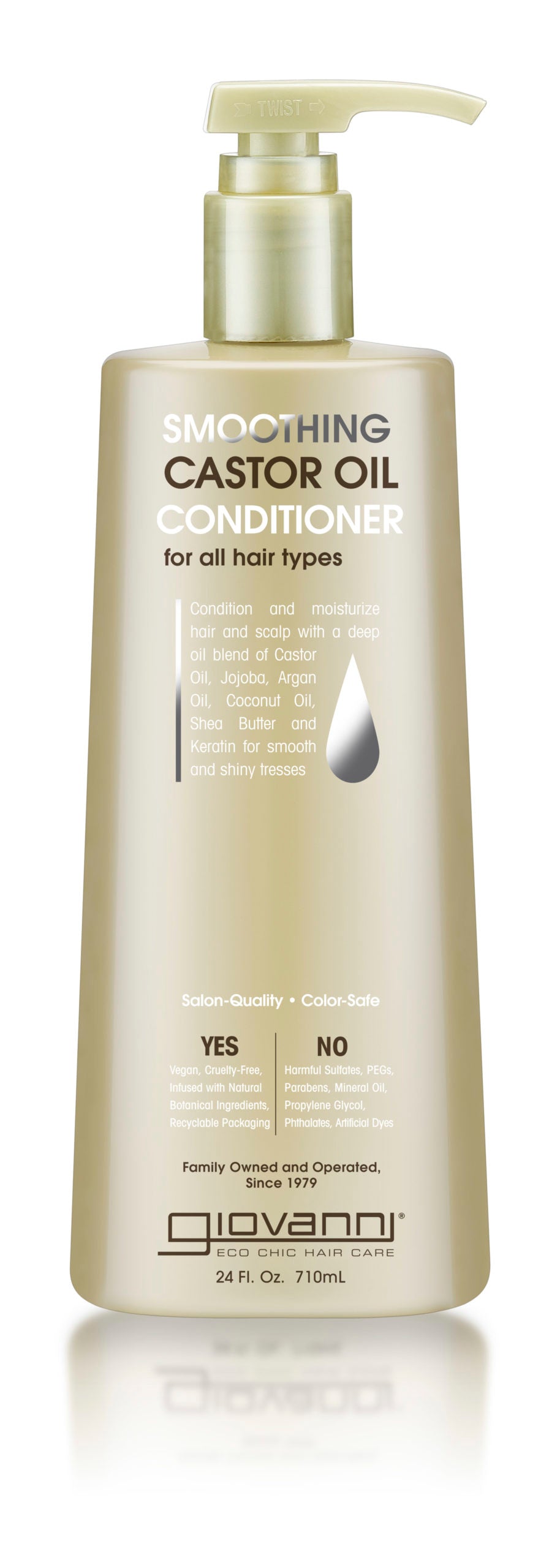Giovanni® Smoothing Castor Oil Conditioner, 24 oz