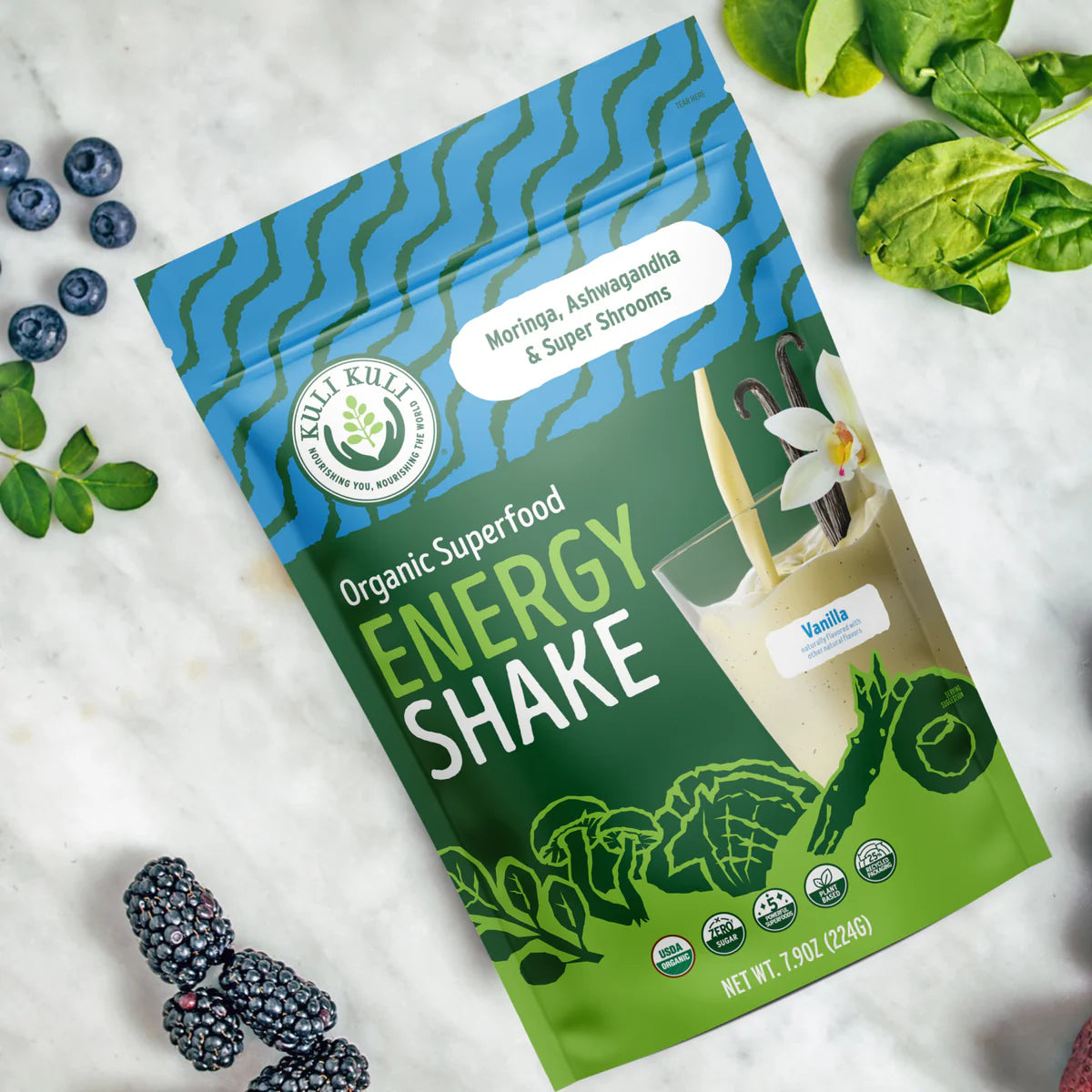 Kuli Kuli Organic Superfood Energy Shake Vanilla