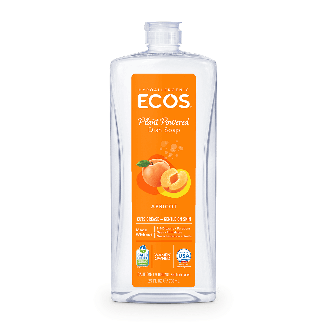 Earth Friendly Apricot Dishmate 6 Pack