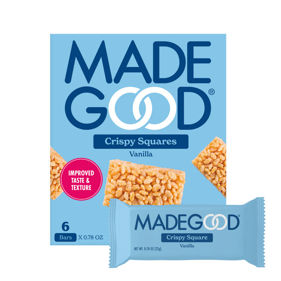 MadeGood Vanilla Crispy Squares