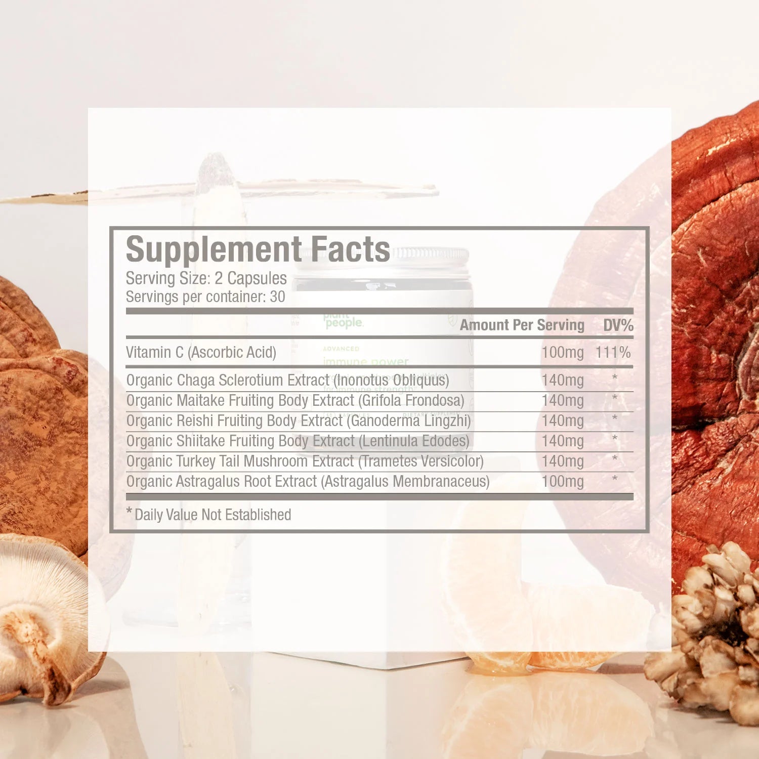 Plant People Advanced Immune Power, 60 ct