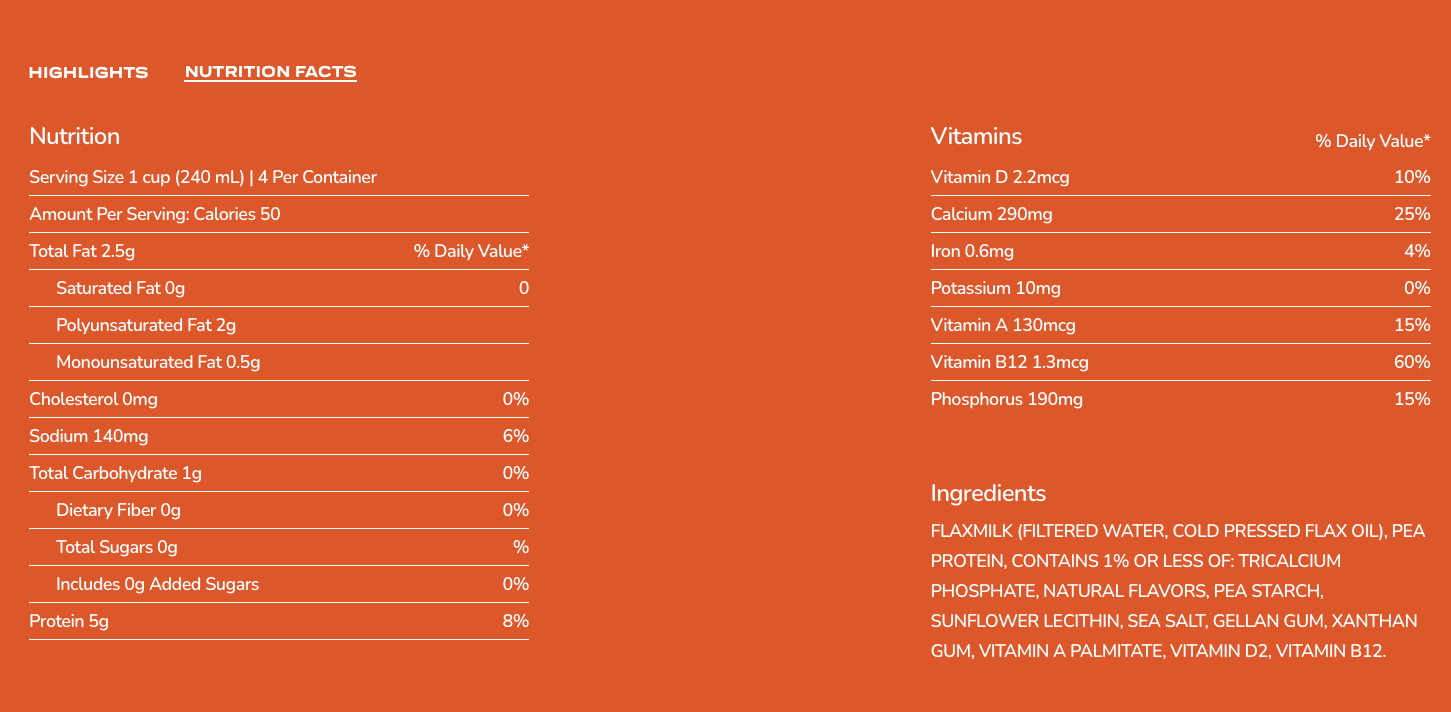 Good Karma Unsweetened Flaxmilk + Protein
