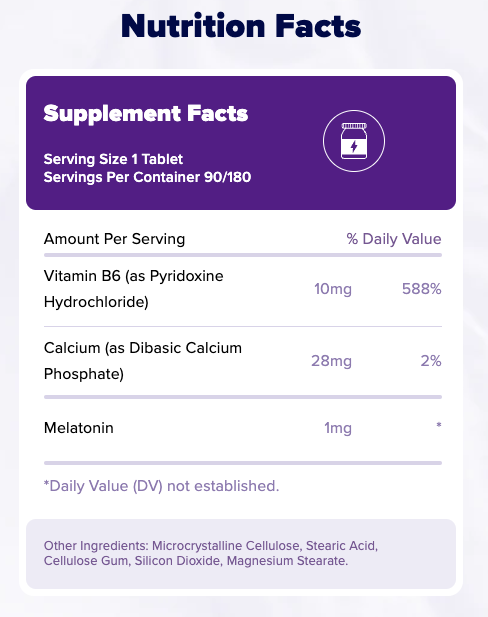 Natrol Melatonin Sleep Support Tablets - 1mg, 90