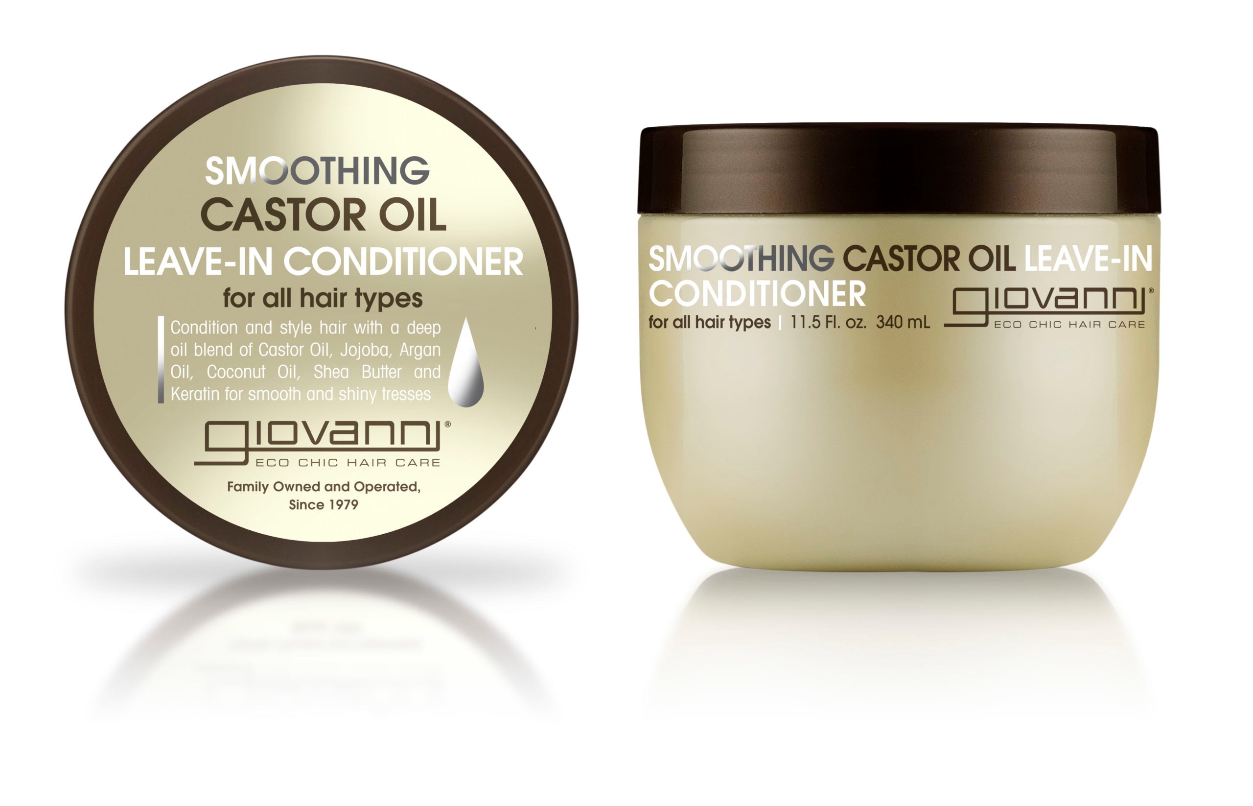 Giovanni® Smoothing Castor Oil Leave-In Conditioner