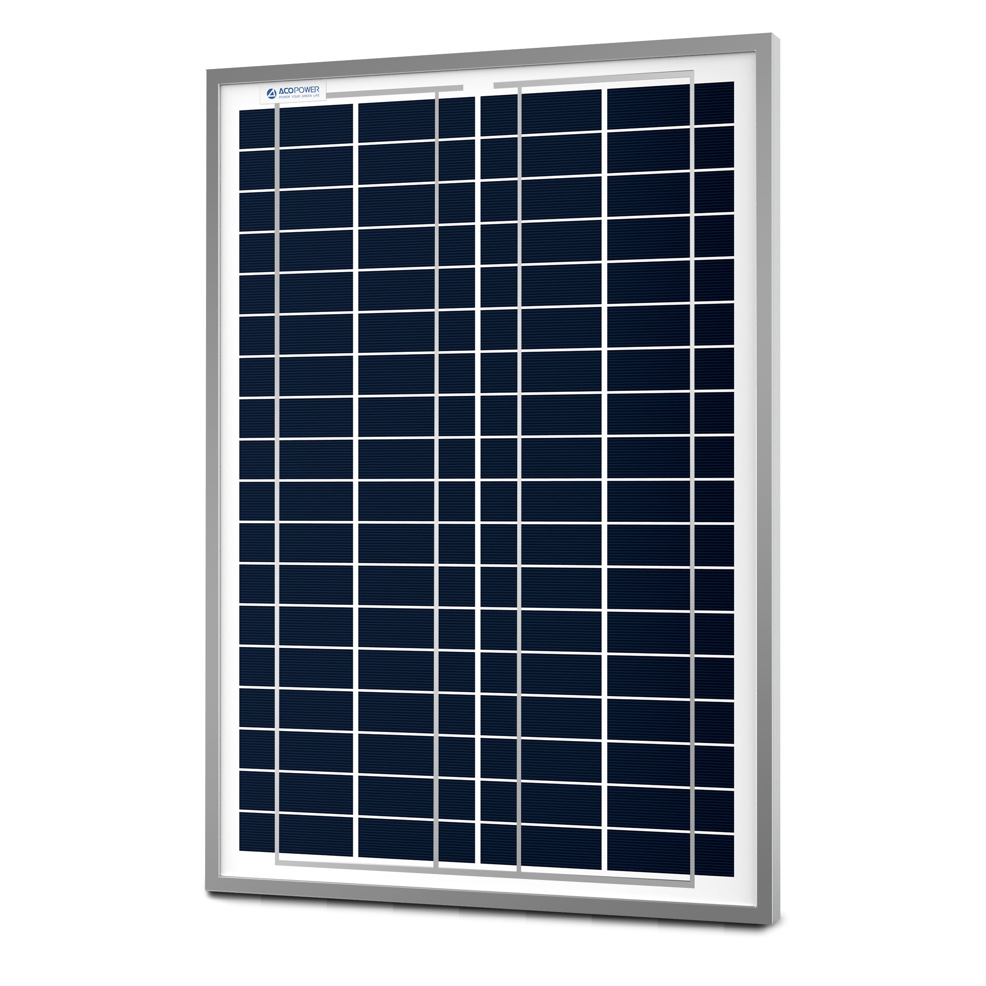 ACOPower 25 Watts Poly Solar Panel, for 12 Volt Battery Charger-1