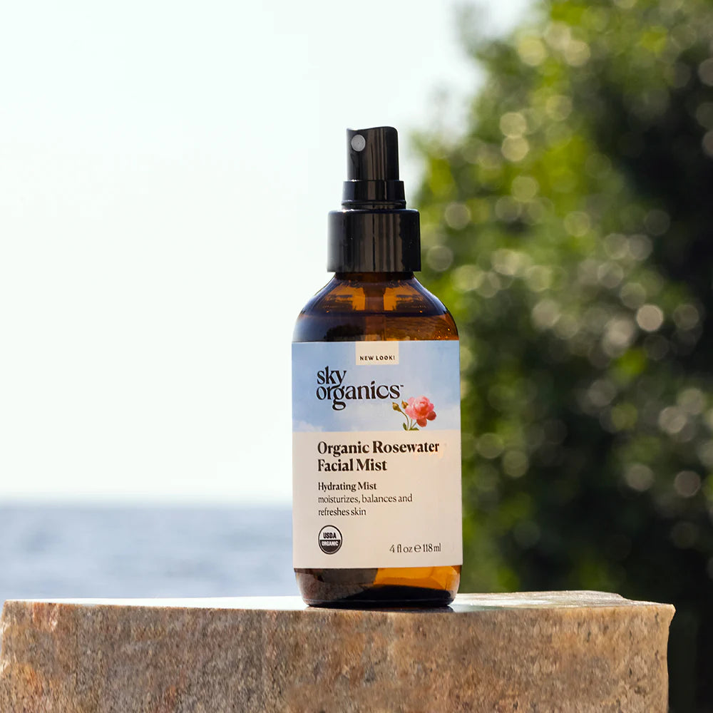 Sky Organics Organic Rosewater Facial Mist 4 OZ