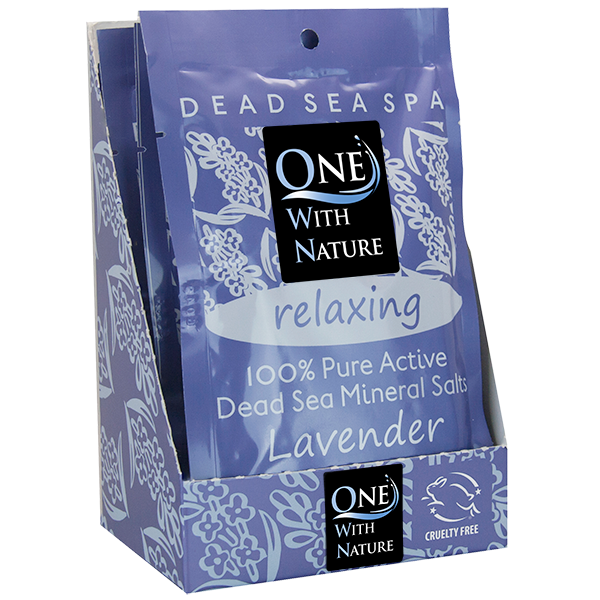 One With Nature Lavender Dead Sea Mineral Bath Salts