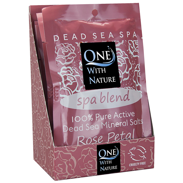 One With Nature Rose Petal Spa Blend Bath Salts
