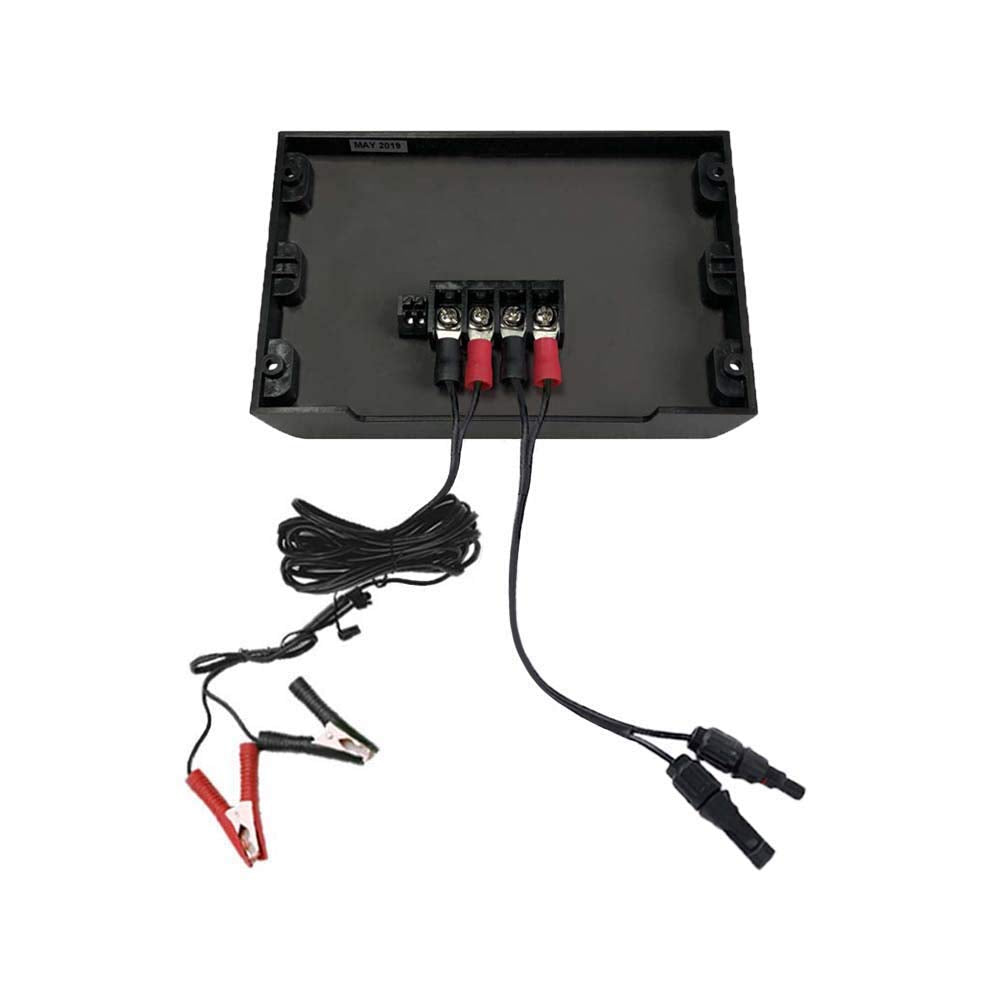 ACOPOWER 20A ProteusX Waterproof PWM Solar Charge Controller with Alligator Clips and MC4 Connectors-1